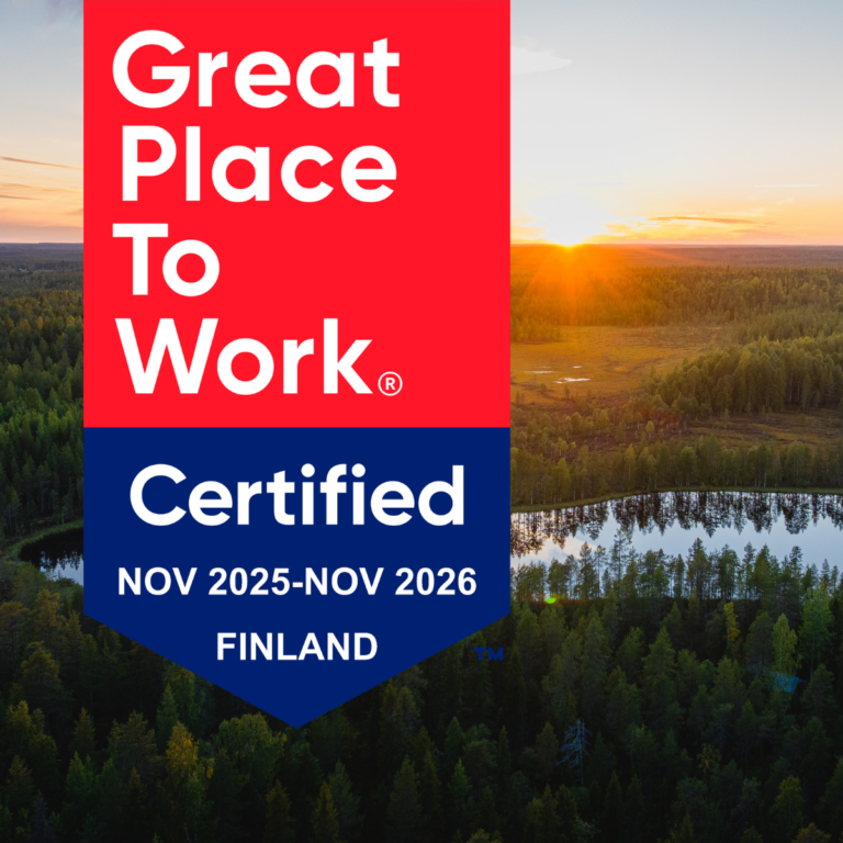 Great place to work certification badge.